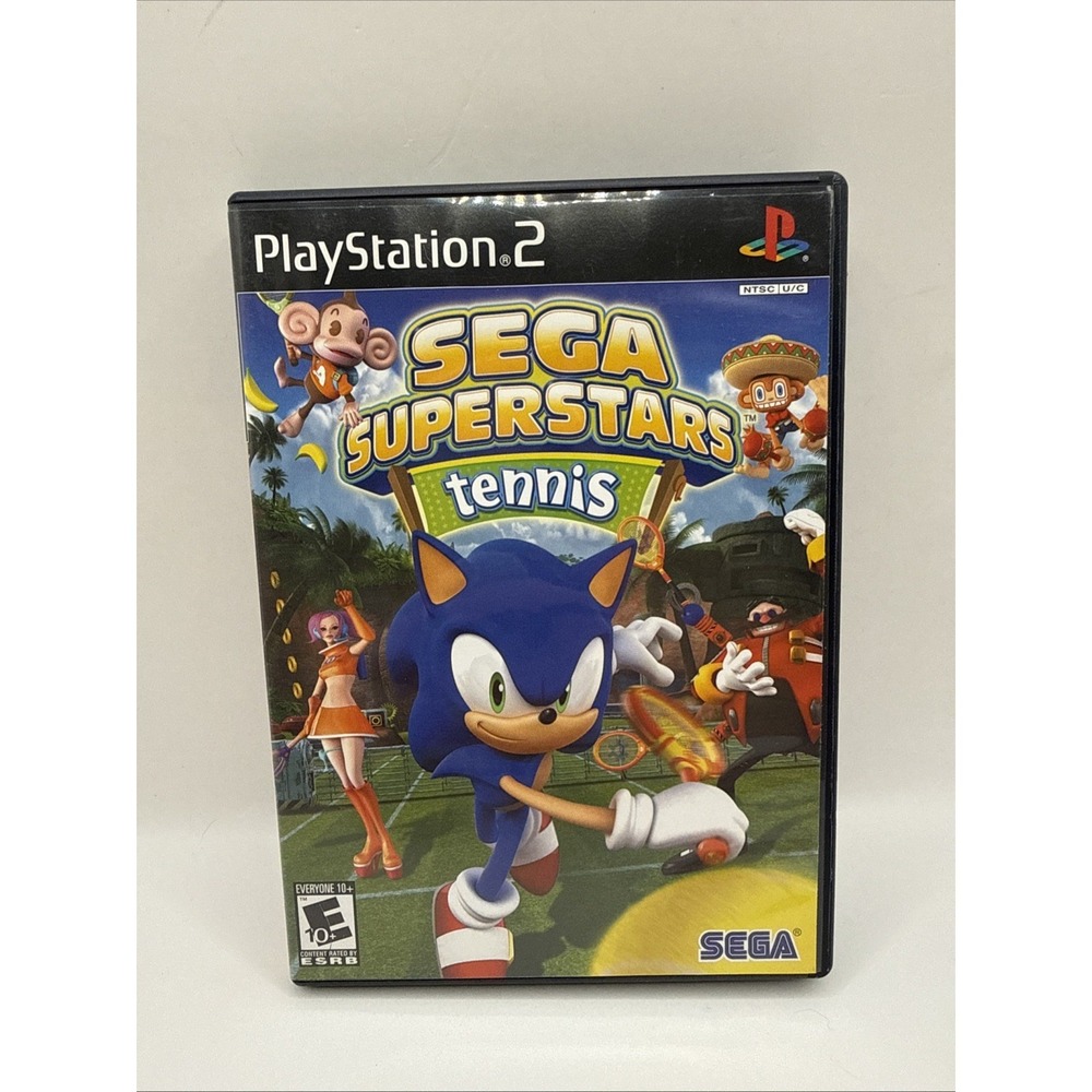 Sega Superstars Tennis PS2 PlayStation 2 CIB